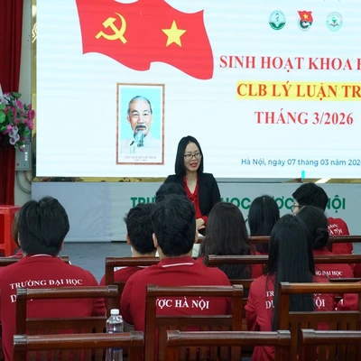 CÂU LẠC BỘ LÝ LUẬN TRẺ TỔ CHỨC CHƯƠNG TRÌNH SINH HOẠT THÁNG 3 NĂM 2026